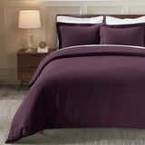 100% Cotton Flannel Solid Modern Fuzzy Duvet Cover Set