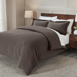 100% Cotton Flannel Solid Modern Fuzzy Duvet Cover Set