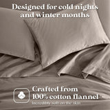 Cotton Flannel Pillowcases Soft Fuzzy Set of 2