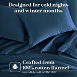 Cotton Flannel Pillowcases Soft Fuzzy Set of 2