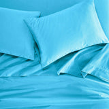 100% Cotton Flannel Sheets Set -  Solid Deep Pocket Bed Sheet Set