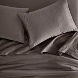 100% Cotton Flannel Sheets Set -  Solid Deep Pocket Bed Sheet Set