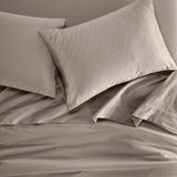 100% Cotton Flannel Sheets Set -  Solid Deep Pocket Bed Sheet Set