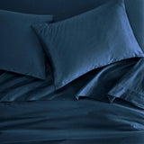 100% Cotton Flannel Sheets Set -  Solid Deep Pocket Bed Sheet Set