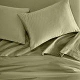 100% Cotton Flannel Sheets Set -  Solid Deep Pocket Bed Sheet Set