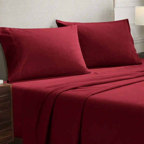 Cotton Flannel Pillowcases Soft Fuzzy Set of 2