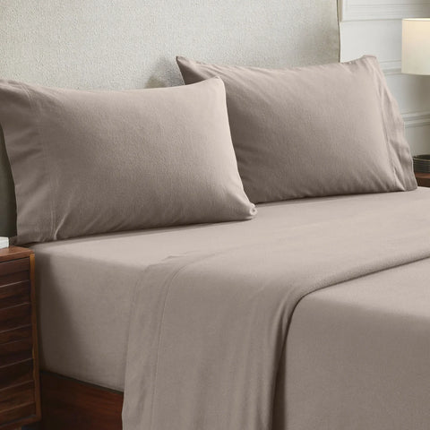 Cotton Flannel Pillowcases Soft Fuzzy Set of 2