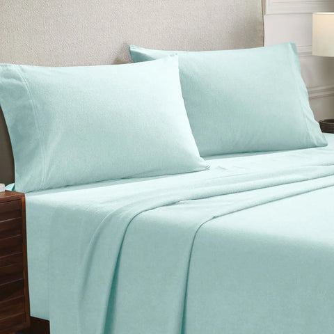Cotton Flannel Pillowcases Soft Fuzzy Set of 2