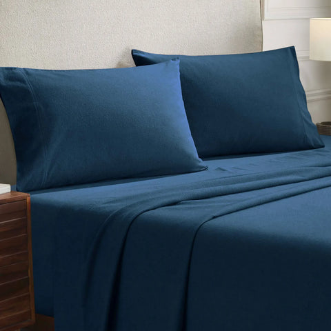 Cotton Flannel Pillowcases Soft Fuzzy Set of 2