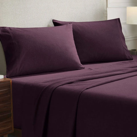 Cotton Flannel Pillowcases Soft Fuzzy Set of 2