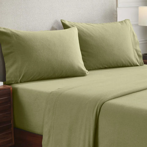Cotton Flannel Pillowcases Soft Fuzzy Set of 2