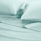 100% Cotton Flannel Sheets Set -  Solid Deep Pocket Bed Sheet Set