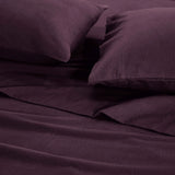 100% Cotton Flannel Sheets Set -  Solid Deep Pocket Bed Sheet Set