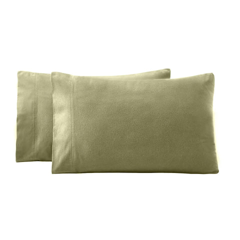 Cotton Flannel Pillowcases Soft Fuzzy Set of 2