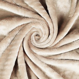 Superior Fleece Plush Medium Weight Fluffy Soft Decorative Throw