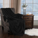 Superior Fleece Plush Medium Weight Fluffy Soft Decorative Throw