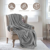 Superior Fleece Plush Medium Weight Fluffy Soft Decorative Throw