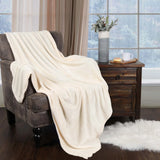 Superior Fleece Plush Medium Weight Fluffy Soft Decorative Throw
