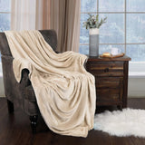 Superior Fleece Plush Medium Weight Fluffy Soft Decorative Throw