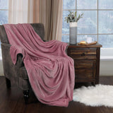 Superior Fleece Plush Medium Weight Fluffy Soft Decorative Throw