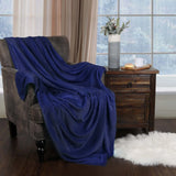 Superior Fleece Plush Medium Weight Fluffy Soft Decorative Throw