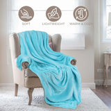Superior Fleece Plush Medium Weight Fluffy Soft Decorative Throw