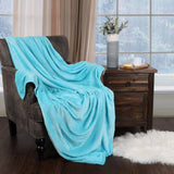 Superior Fleece Plush Medium Weight Fluffy Soft Decorative Throw