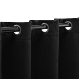 Solid Machine Washable Room Darkening Blackout Curtains, Set of 2