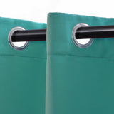 Solid Machine Washable Room Darkening Blackout Curtains, Set of 2