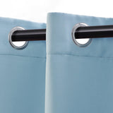 Solid Machine Washable Room Darkening Blackout Curtains, Set of 2