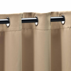 Solid Machine Washable Room Darkening Blackout Curtains, Set of 2