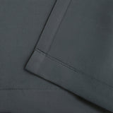Solid Machine Washable Room Darkening Blackout Curtains, Set of 2