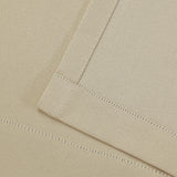 Solid Machine Washable Room Darkening Blackout Curtains, Set of 2