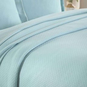 Solitaire Jacquard Matelassé Cotton Diamond Solitaire Bedspread Set