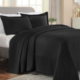 Lightweight Cotton Bedspread Sets 3-Piece Diamond Jacquard Matelassé