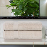 Cotton Eco-Friendly Bathroom Essentials 2 Piece Bath Sheet Set