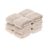 Egyptian Cotton Face Towel Set of 6 by Madison