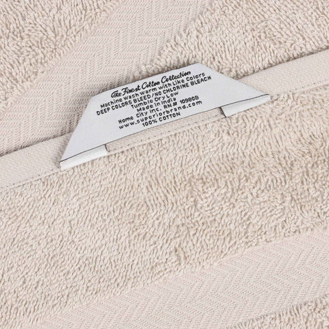 Cotton Highly Absorbent Eco-Friendly Quick Dry Bath Towel Set of 4