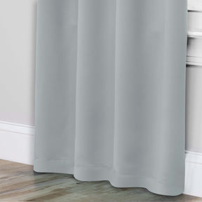 Solid Room Darkening Rod Pocket Blackout Curtain Panels, Set of 2