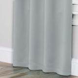 Solid Room Darkening Rod Pocket Blackout Curtain Panels, Set of 2