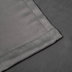 Zuri Textured Waves Room Darkening Blackout Curtains, Set of 2