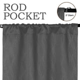 Zuri Textured Waves Room Darkening Blackout Curtains, Set of 2