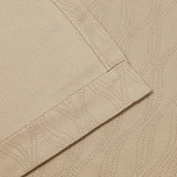Zuri Textured Waves Room Darkening Blackout Curtains, Set of 2
