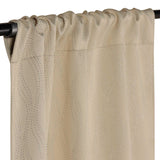 Zuri Textured Waves Room Darkening Blackout Curtains, Set of 2
