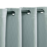 Zuri Textured Waves Room Darkening Blackout Curtains, Set of 2