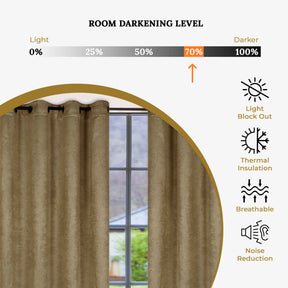 Waverly Geometric Washable Room Darkening Blackout Curtains, Set of 2