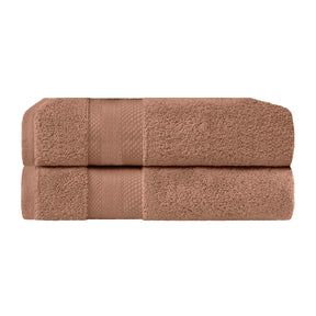 Aria Turkish Cotton Heavyweight Solid Absorbent 2-Piece Bath Towel Set