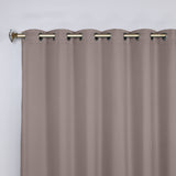 Classic Modern Solid Room Darkening Blackout Curtain Panels, Set of 2