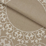 Lightweight Cotton Bedspread Set 3-Piece Lyron Floral Scroll Jacquard