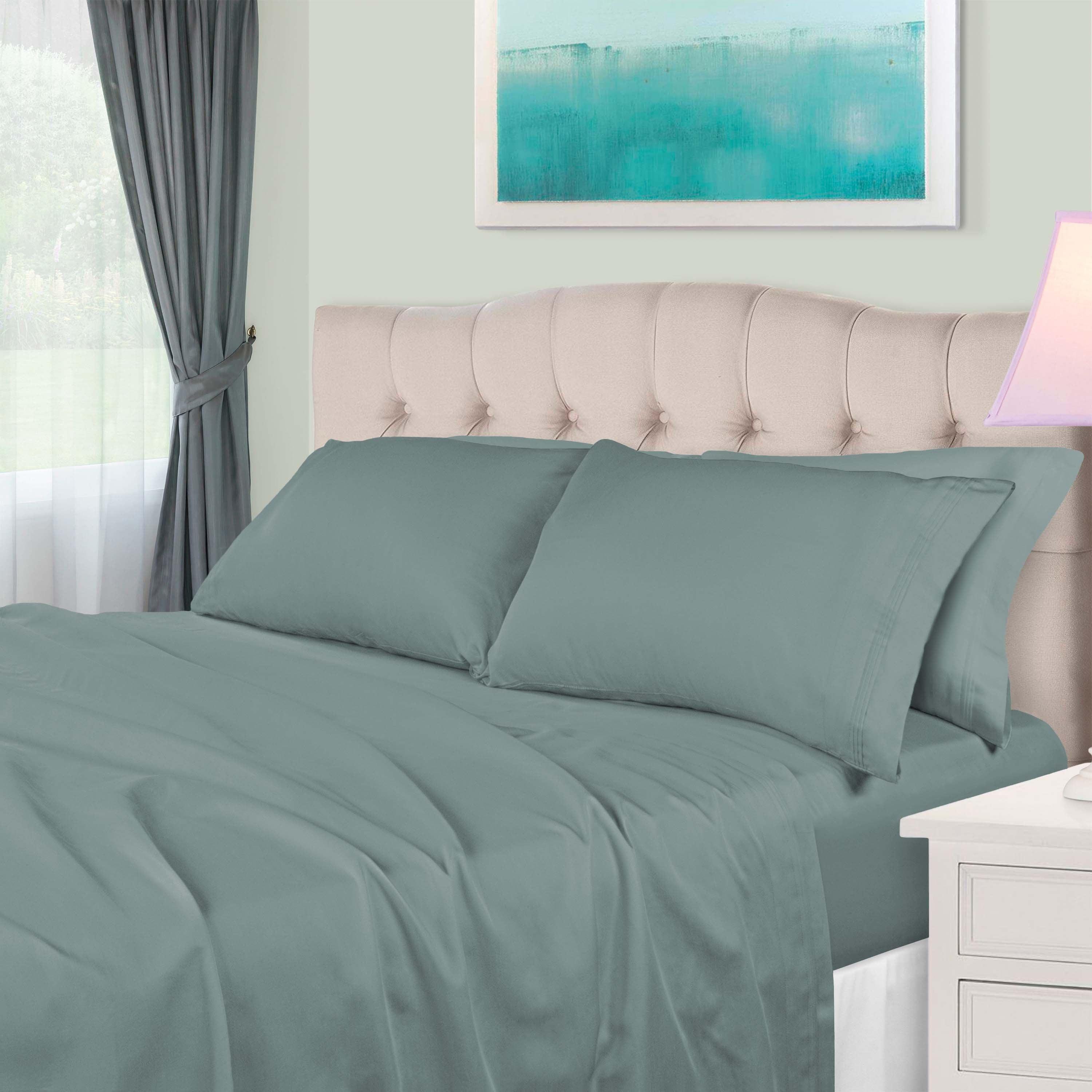 Egyptian Cotton Sateen Sheet Set 650 Thread Count